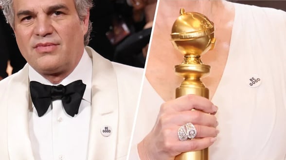 PREMIOS Durante los Globos de Oro 2026, artistas mostraron prendedores contra ICE, impulsando la campaña #BeGood en medio de debate por violencia y derechos civiles.