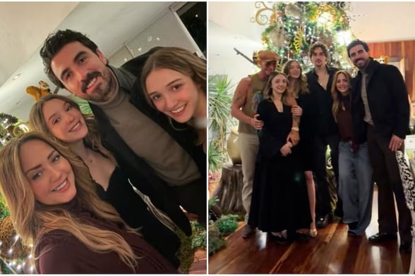 ANDREA LEGARRETA  Andrea Legarreta habló abiertamente sobre su nueva relación, la convivencia familiar durante Navidad y la reacción positiva de Erik Rubín y sus hijas.