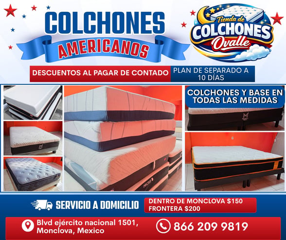 TECONOLOGÍA La tecnología de descanso más avanzada del mundo está en tienda de colchones Ovalle Monclova.  Dormir bien es una de las necesidades más importantes
