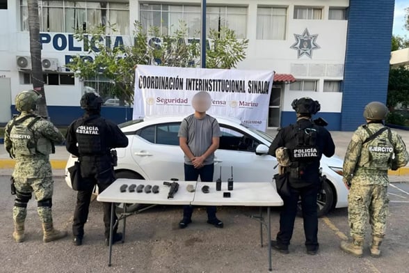 SEGURIDAD Dos operativos en Culiacán dejaron un detenido, armas de alto poder y vehículos robados asegurados, tras un enfrentamiento entre policías estatales y civiles