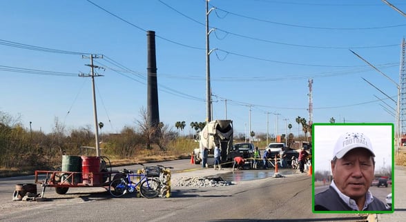 INFRAESTRUCTURA El alcalde Óscar Ríos anunció nuevos proyectos de pavimentación en San Juan de Sabinas, con respaldo estatal, para mejorar vialidades deterioradas y elevar