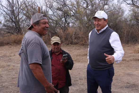LIMPIEZA El alcalde Óscar Ríos Ramírez supervisó acciones de limpieza urbana en vialidades estratégicas y la zona de Pasta de Conchos, como parte del programa