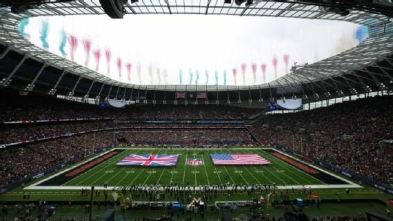 NFL    La NFL confirmó que los Jacksonville Jaguars y los Washington Commanders serán los equipos anfitriones de los tres partidos que se jugarán en Londres