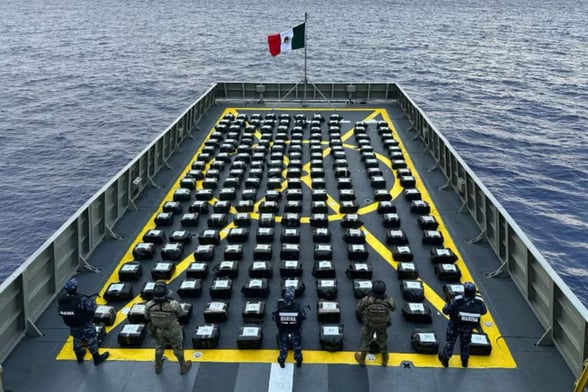 SHEINBAUM  México y Estados Unidos coordinan cuatro operaciones de seguridad marítima y terrestre, centradas en combatir narcotráfico, tráfico de armas