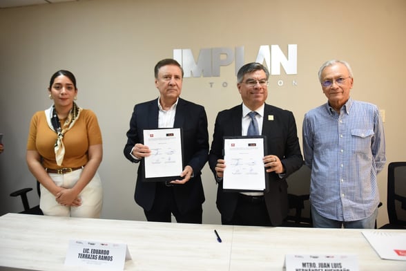 IMPLAN El IMPLAN Torreón refrenda su compromiso a través de las líneas de acción planteadas por la Administración Municipal del alcalde Román Alberto Cepeda