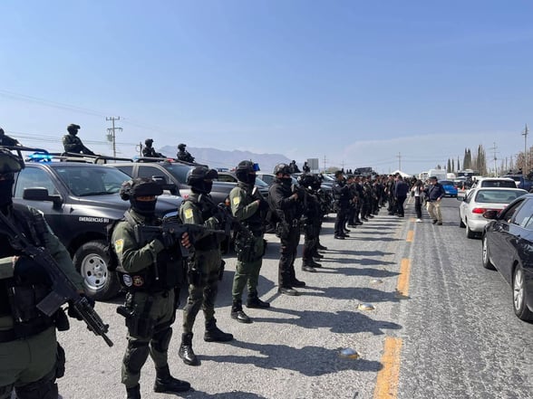 SEGURIDAD El operativo es permanente.  CASTAÑOS, COAHUILA.- Con el objetivo de garantizar la tranquilidad de las familias y visitantes durante el periodo vacacional,
