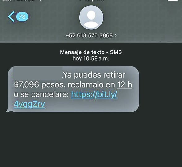 FRAUDE El modus operandi  por mensajes SMS que simulan devoluciones del SAT pone en riesgo datos personales y bancarios durante temporada fiscal.  En medio