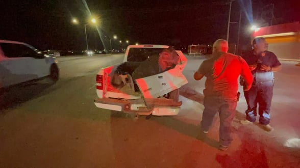 CHOQUE Captan accidente y fuga en cruce de Ocampo y Carranza.  Un accidente vial registrado en el cruce del Libramiento Venustiano Carranza y la calle Ocampo
