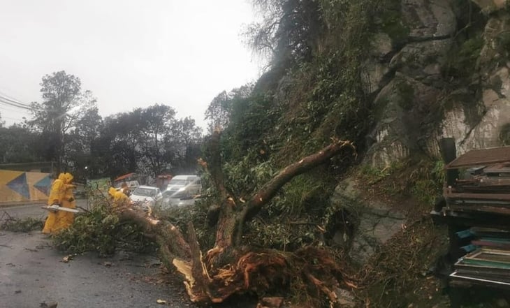 Derrumbes por fuertes lluvias dejan 12 heridos en Puebla