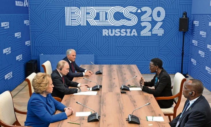 Putin recibe a líderes de BRICS en cumbre para contrarrestar la influencia de Occidente