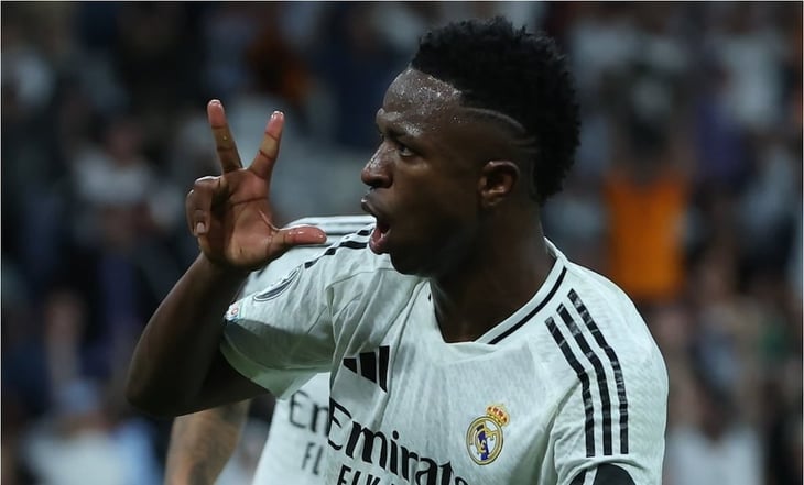 Real Madrid vive otra mágica noche en Champions League, en espectacular actuación de Vinícius