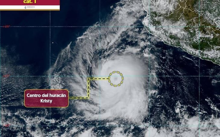 'Kristy' se intensifica a Huracán categoría 4