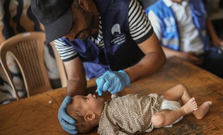 OMS espera reanudar vacunación antipolio en Gaza la próxima semana