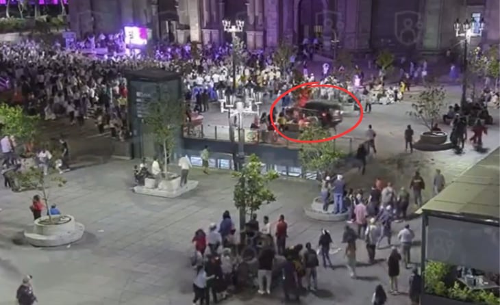 Conductor atropella a varias personas en Centro Histórico de Guadalajara