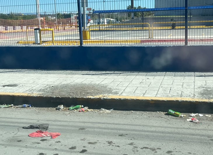 foto Basura en principales avenidas de Monclova genera mala imagen 