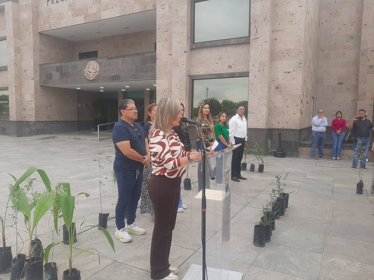 A reforestar patios de casas y banquetas en Piedras Negras 