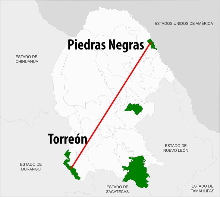 Nearshoring hace urgente generar de Torreón hacia Piedras Negras una vía carretera 