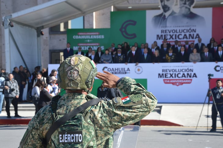 'Órdenes cumplidas mi general', dice coronel en recuento del desfile en Piedras Negras