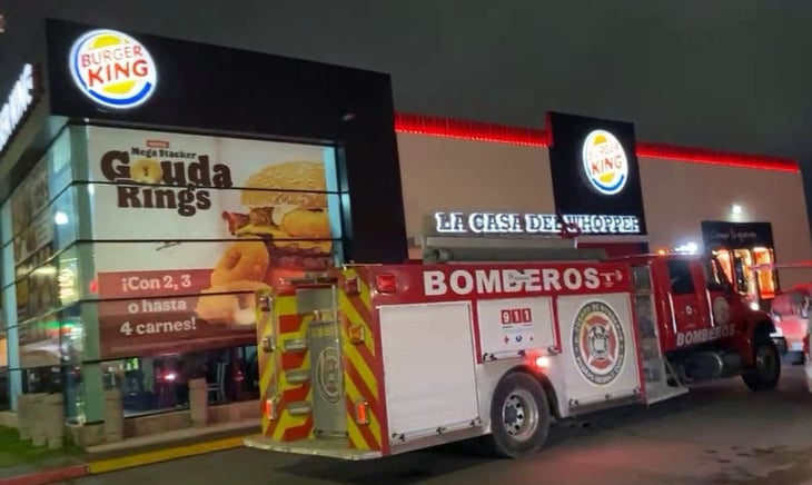 Hamburguesa provoca conato de incendio en Burger King