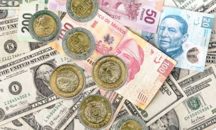 Peso mexicano inicia la semana con una ligera apreciación frente al dólar