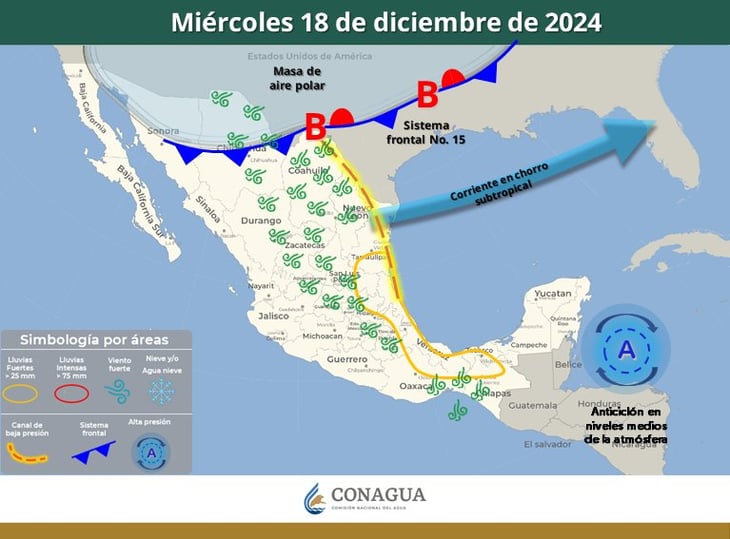  Comienza monitoreo de posible masa de aire polar y afectaciones