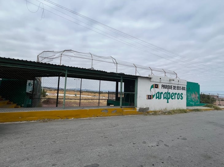 Campo infantil Saraperos ahora abandonado y vandalizado