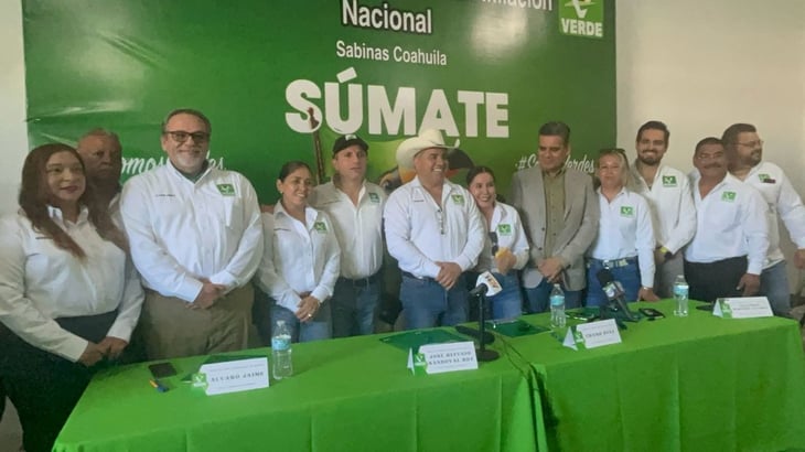 Inicia campaña nacional de afiliación del Partido Verde en Sabinas