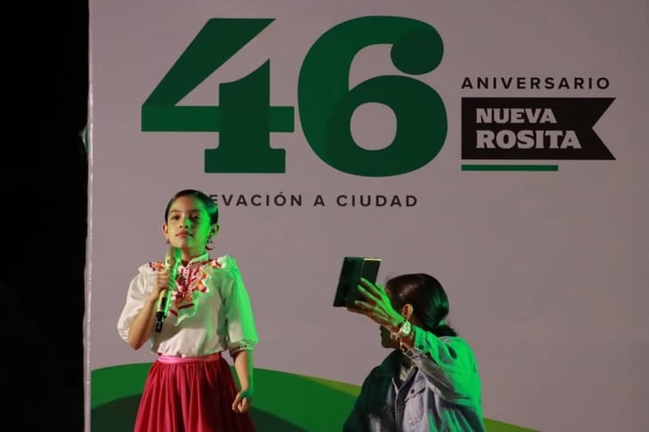 Familias celebran con orgullo el 46 aniversario de Nueva Rosita
