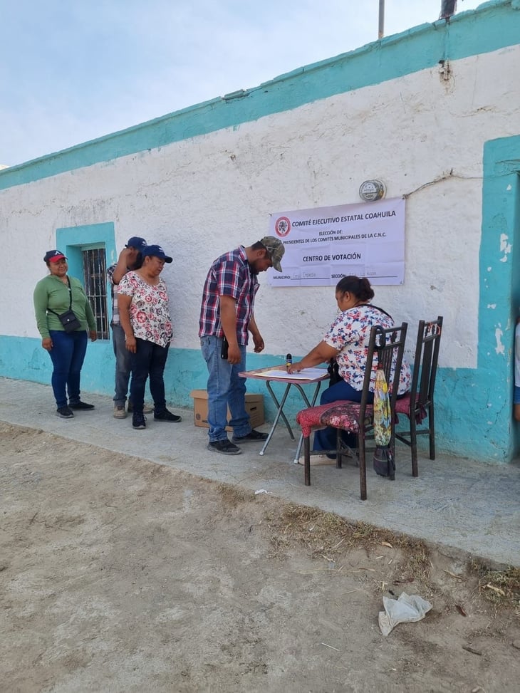 En unidad, eligen a líderes de la CNC del PRI Coahuila en la región Sureste