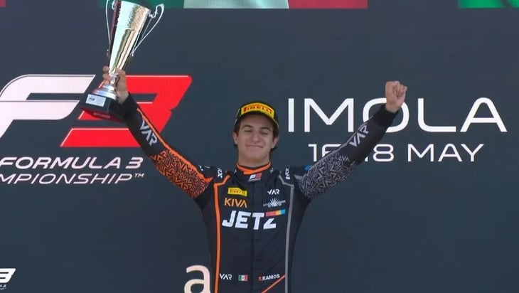 ¡Heredero de Checo! El mexicano Santiago Ramos GANA el GP de Emilia Romaña de F3