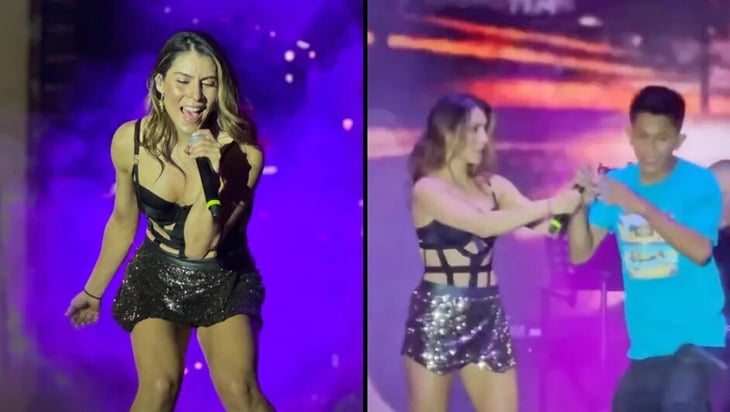 Lavacoches interrumpe concierto de María León en Hermosillo con mensaje inesperado