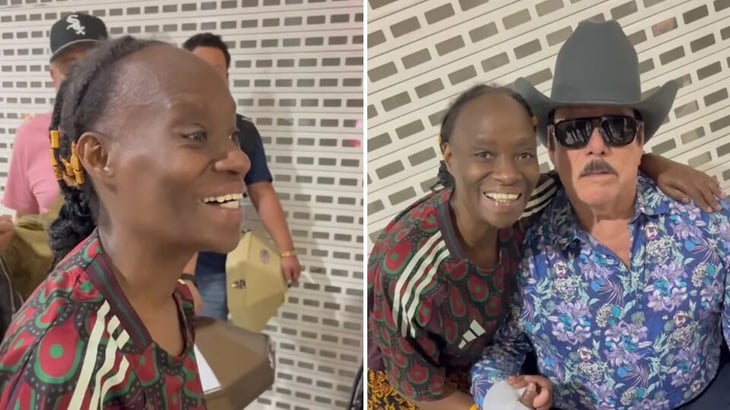 Lalo Mora conmovido al ser reconocido por fan keniana en aeropuerto