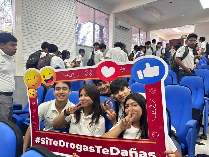 El CBTis #20 de Sabinas organiza con éxito la Segunda Jornada Nacional por la Paz y contra las Adicciones