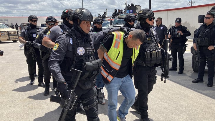 Detienen a cinco integrantes de célula criminal en operativos simultáneos en Piedras Negras