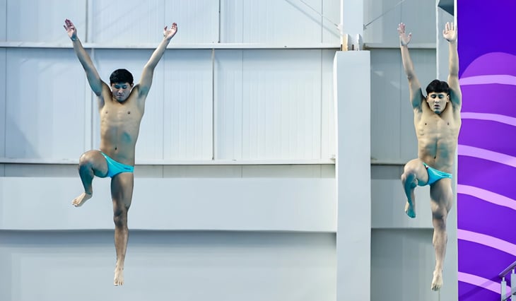 Gabriel Vázquez y Jesús Agúndez brillan en clavados individuales en los Panamericanos Júnior