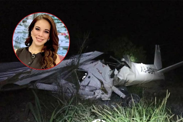 Fiscal de Nuevo León revela quién pilotaba la avioneta donde falleció Débora Estrella