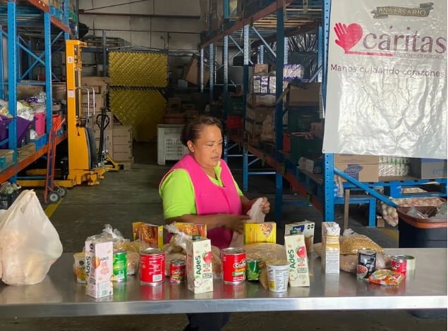 Banco de Alimentos Cáritas enfrenta rotación de donadores por crisis económica regional