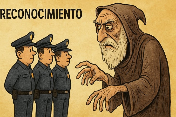 Caricatura editorial - Reconocimiento con el paso del tiempo