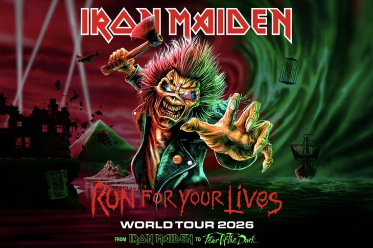 Iron Maiden regresa a México en 2026: anuncia show.