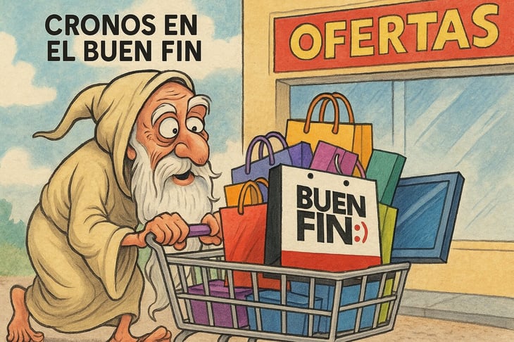 Caricatura editorial - Cronos abre la temporada de ofertas