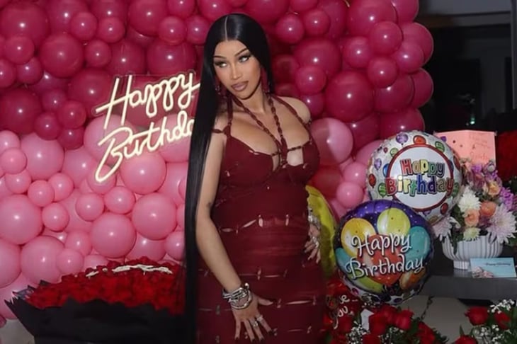 Cardi B da a luz a su cuarto hijo, el primero con Stefon Diggs