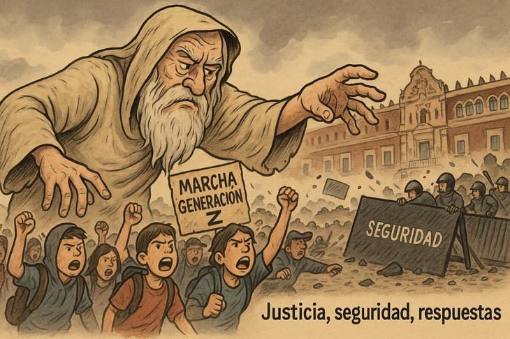 Caricatura editorial - Cuando el país reclama