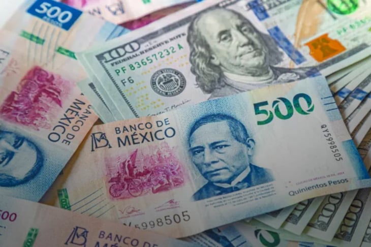 Peso mexicano inicia jornada con leve ganancia frente al dólar