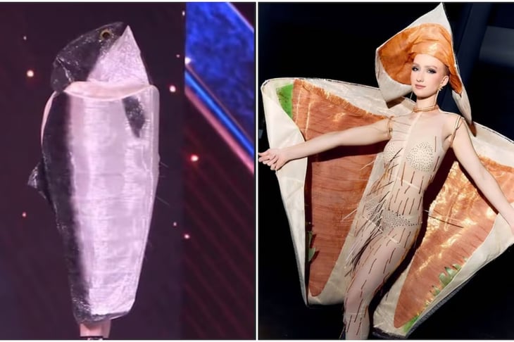 Miss Noruega desfila en Miss Universo con un traje típico de salmón y se vuelve viral
