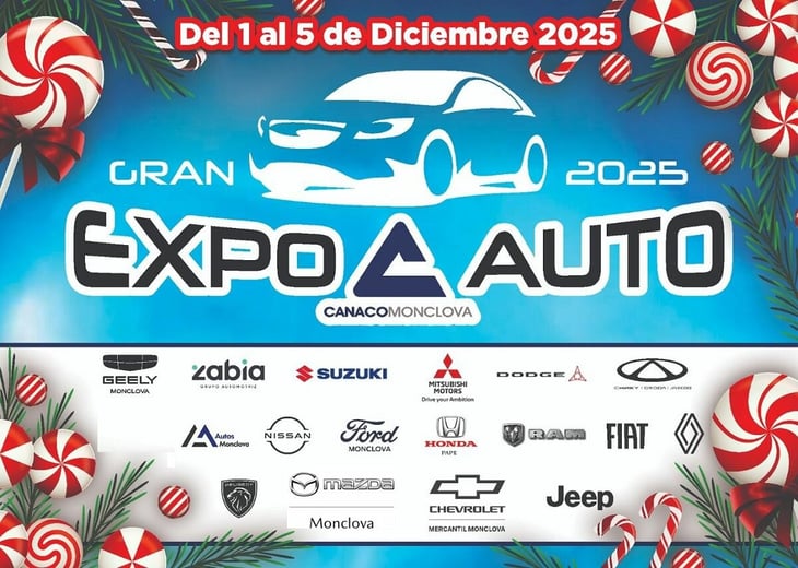 Canaco Monclova presenta Expo Auto 2025 con las principales marcas del mercado