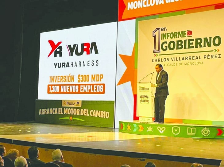 Carlos Villarreal presenta resultados en su Primer Informe