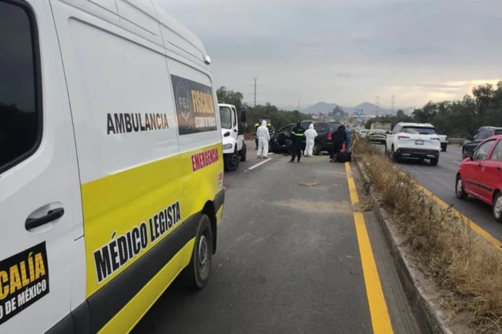 Dos mujeres fallecen en choque frontal sobre la carretera Lechería-Texcoco