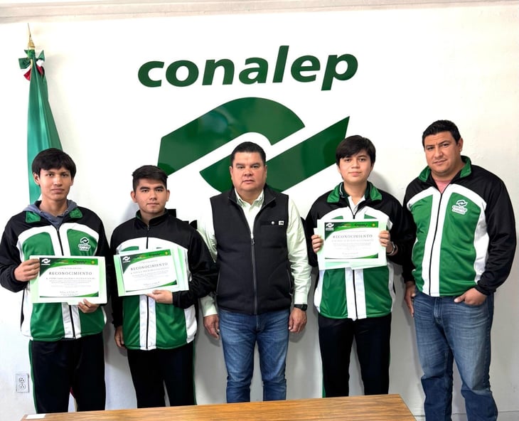 Conalep Frontera celebra tercer lugar nacional en sumo bot