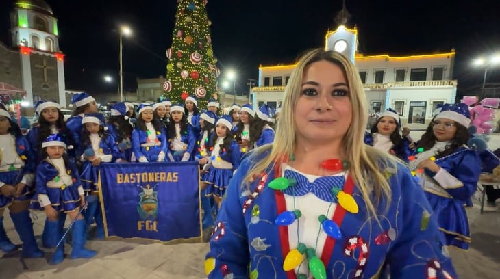 Bastoneras de Nueva Rosita destacan con brillante presentación en Sabinas