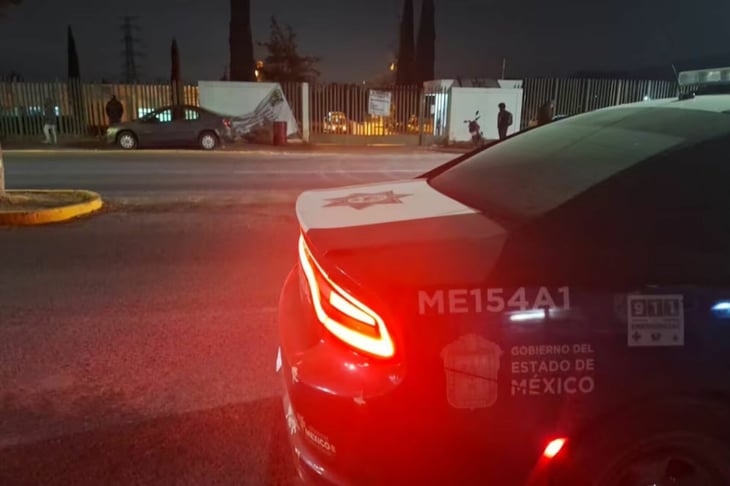 Asesinan a policía municipal en Huehuetoca; agresor roba patrulla y huye